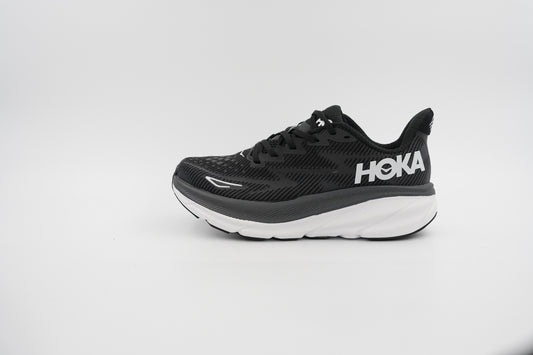 Hoka Clifton 9 Black White