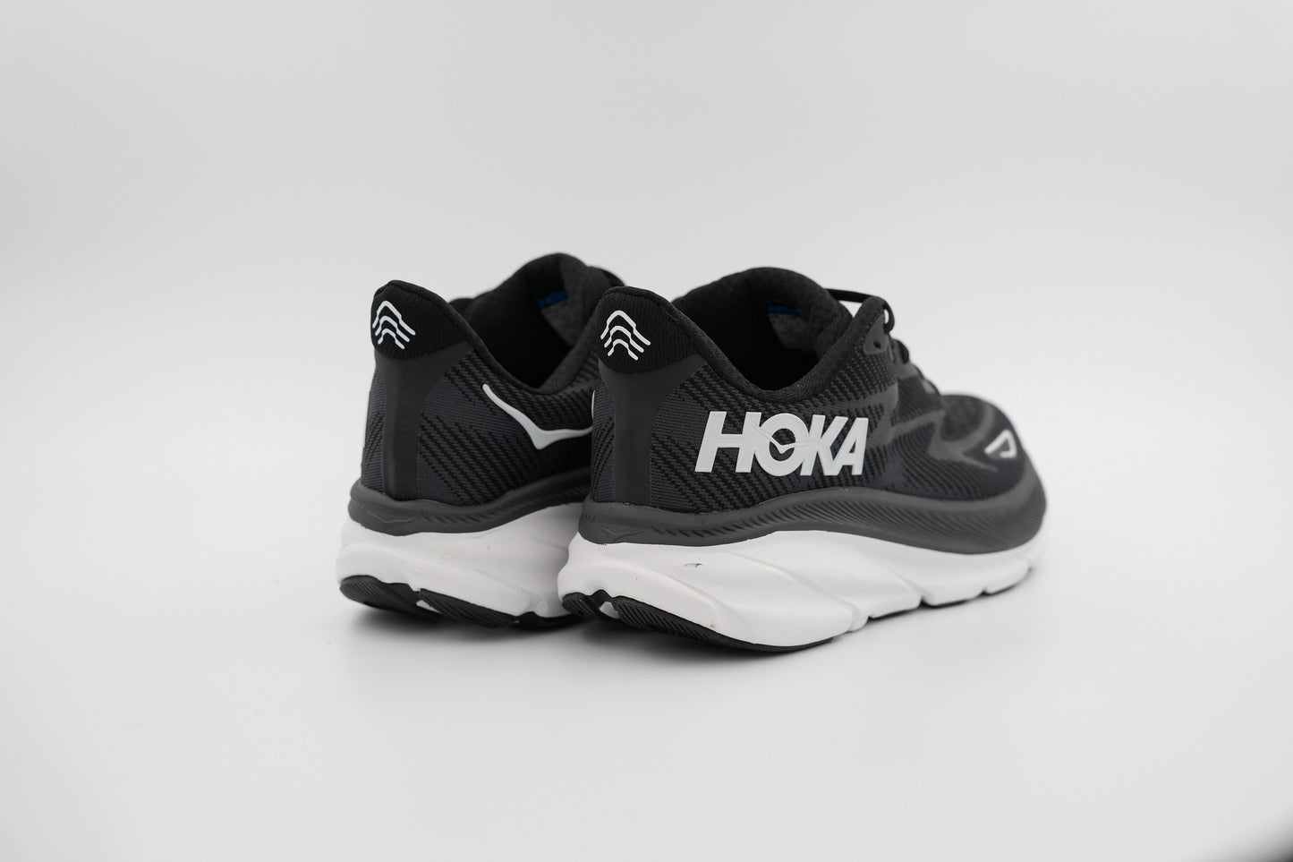 Hoka Clifton Black White