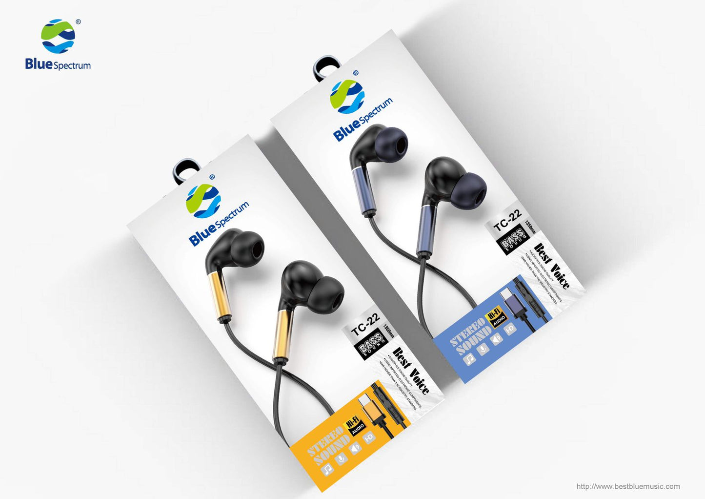 Wire Earphone Black from Blue Spectrum TC22