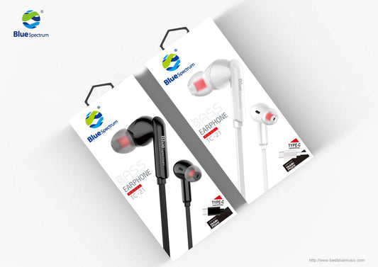 Wire Earphone White from Blue Spectrum